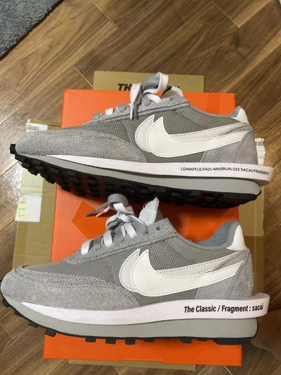 Fragment × sacai × Nike LD Waffle "Light Smoke Grey"