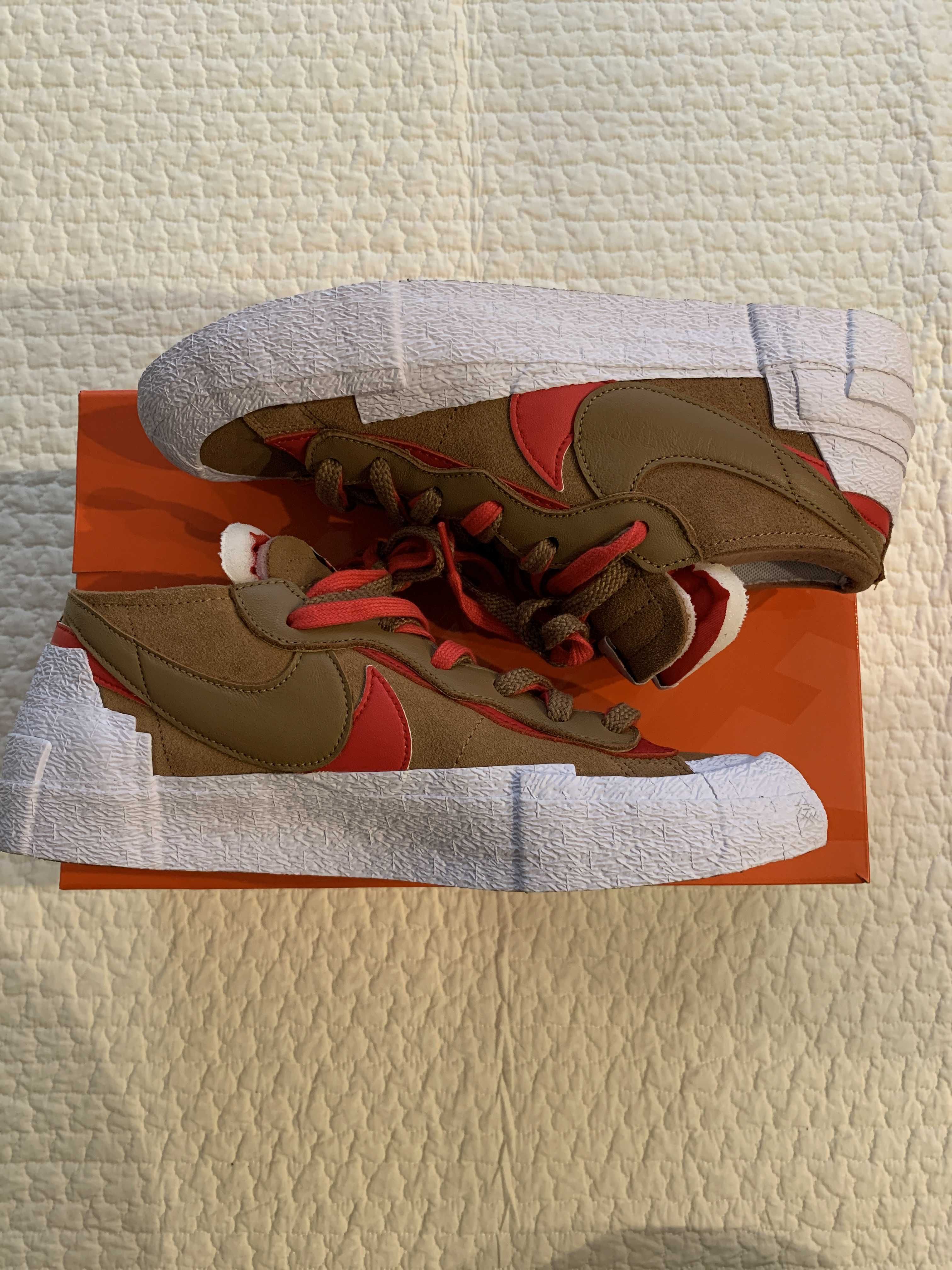 SACAI × NIKE BLAZER LOW "BRITISH TAN"