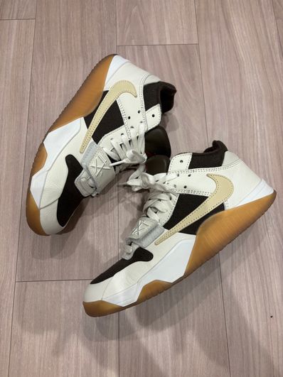 Travis Scott × Nike Jordan Jumpman Jack TR "Sail and Dark Mocha"