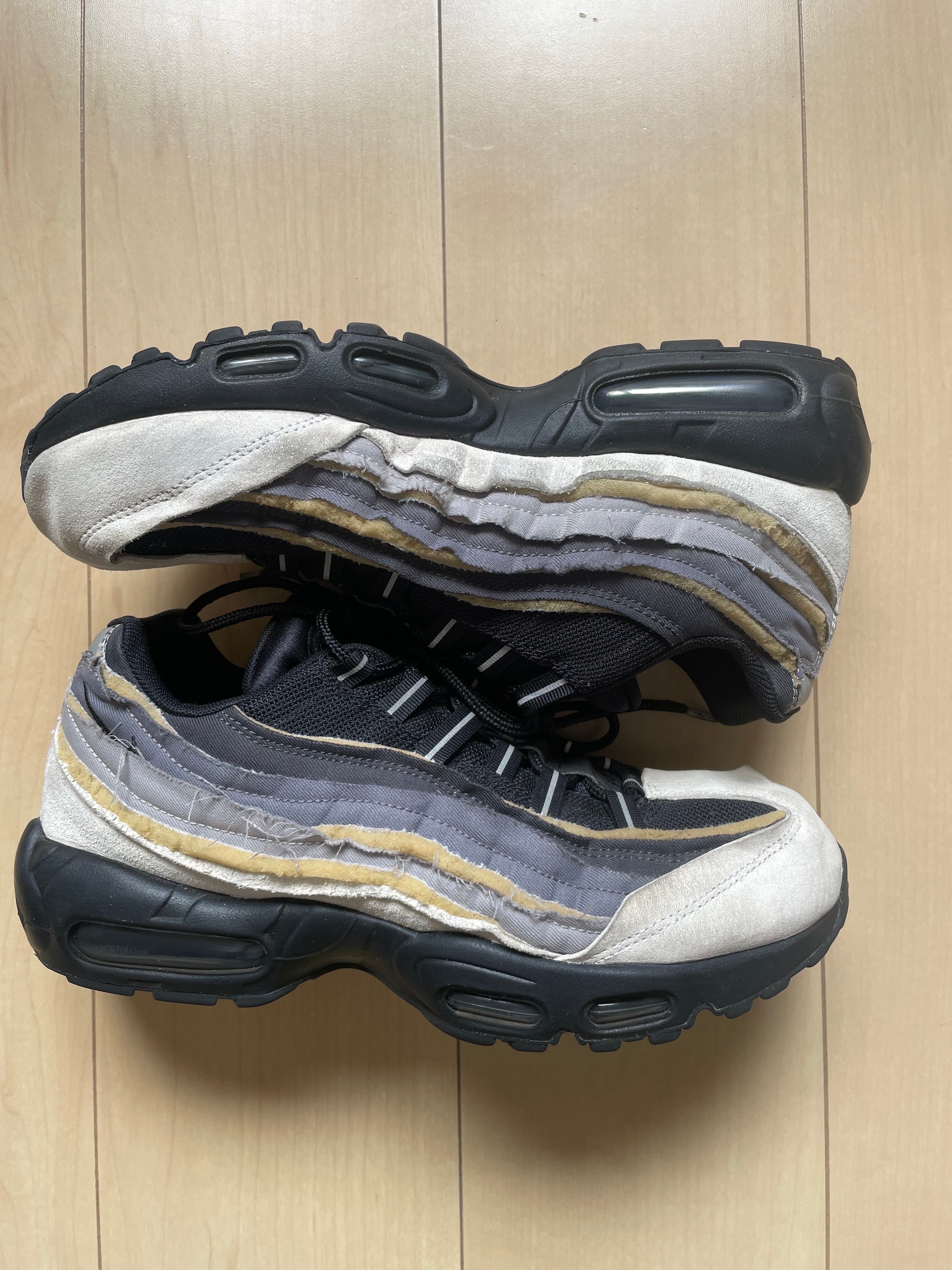 COMME des GARCONS × Nike Air Max 95 "Charcoal"