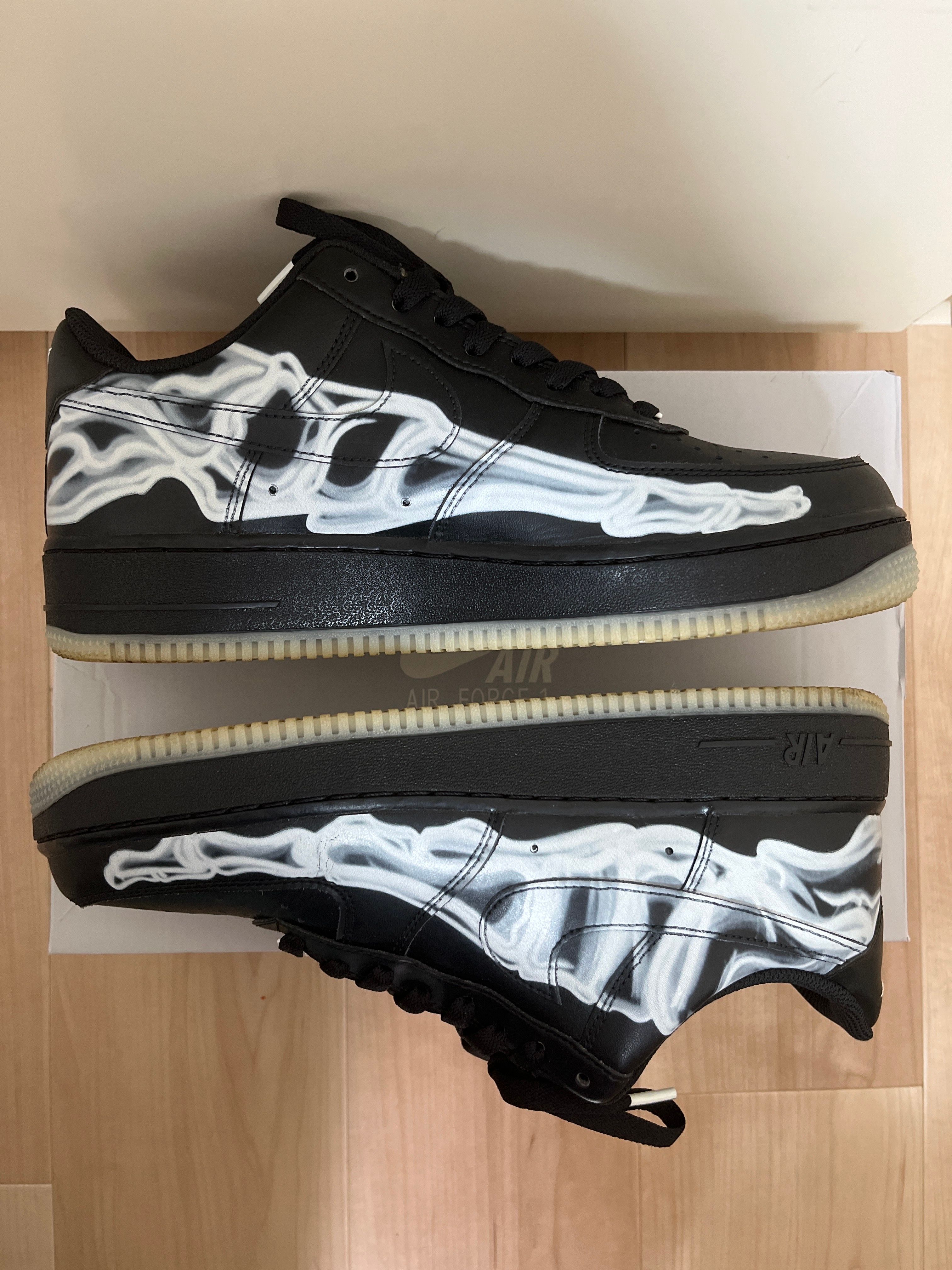 Nike Air Force 1 Low "Black Skeleton"