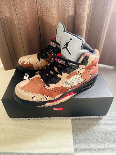 Supreme × Nike Air Jordan 5 Retro "Desert Camo"