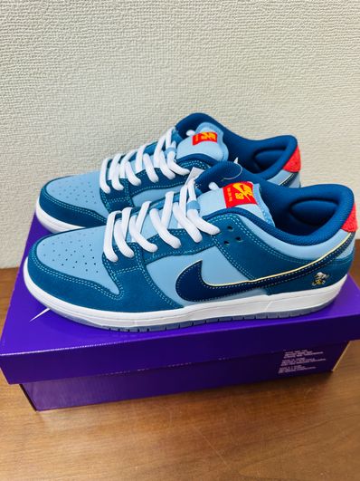 Why So Sad? × Nike SB Dunk Low "Coastal Blue/Speed Yellow-University Red"