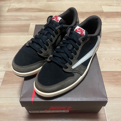 Travis Scott × Nike Air Jordan 1 Low OG SP-T "Black/Dark Mocha"