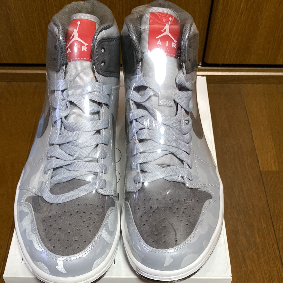 Nike Air Jordan 1 Retro High "Camo 3M Wolf Grey"