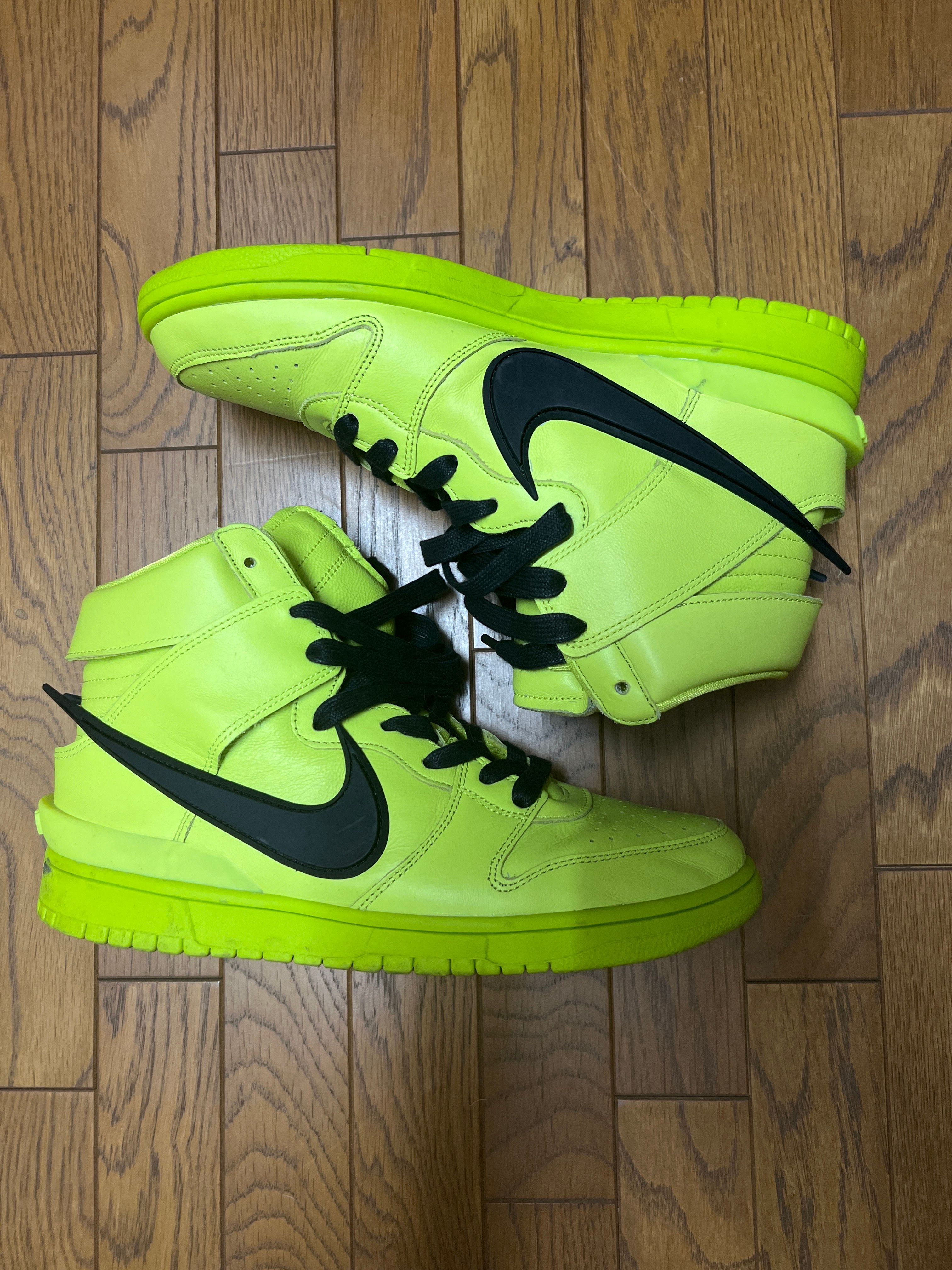AMBUSH × NIKE DUNK HIGH "FLASH LIME"