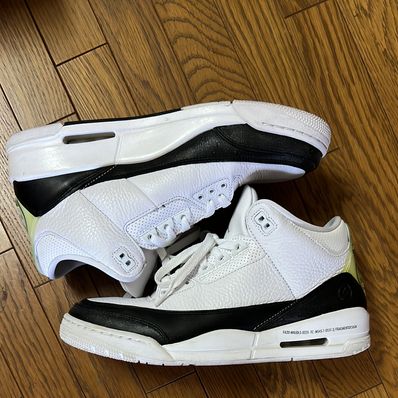 Fragment × Nike Air Jordan 3 "White/Black"