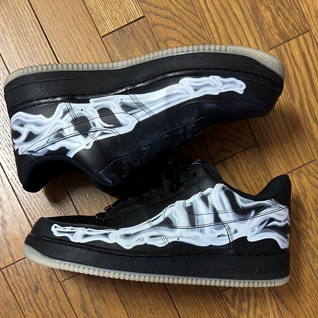 Nike Air Force 1 Low "Black Skeleton"