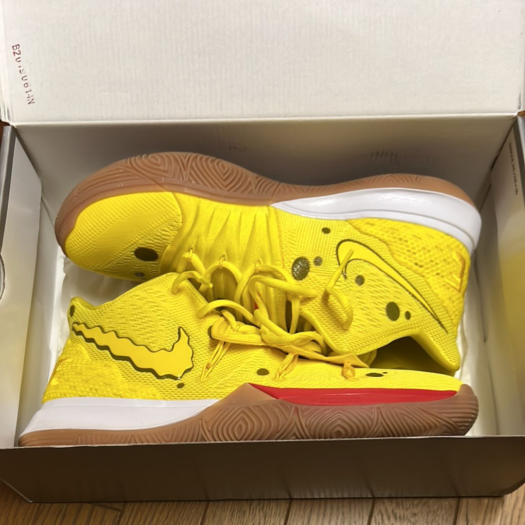 Spongebob Squarepants × Nike Kyrie 5 "Opti Yellow"