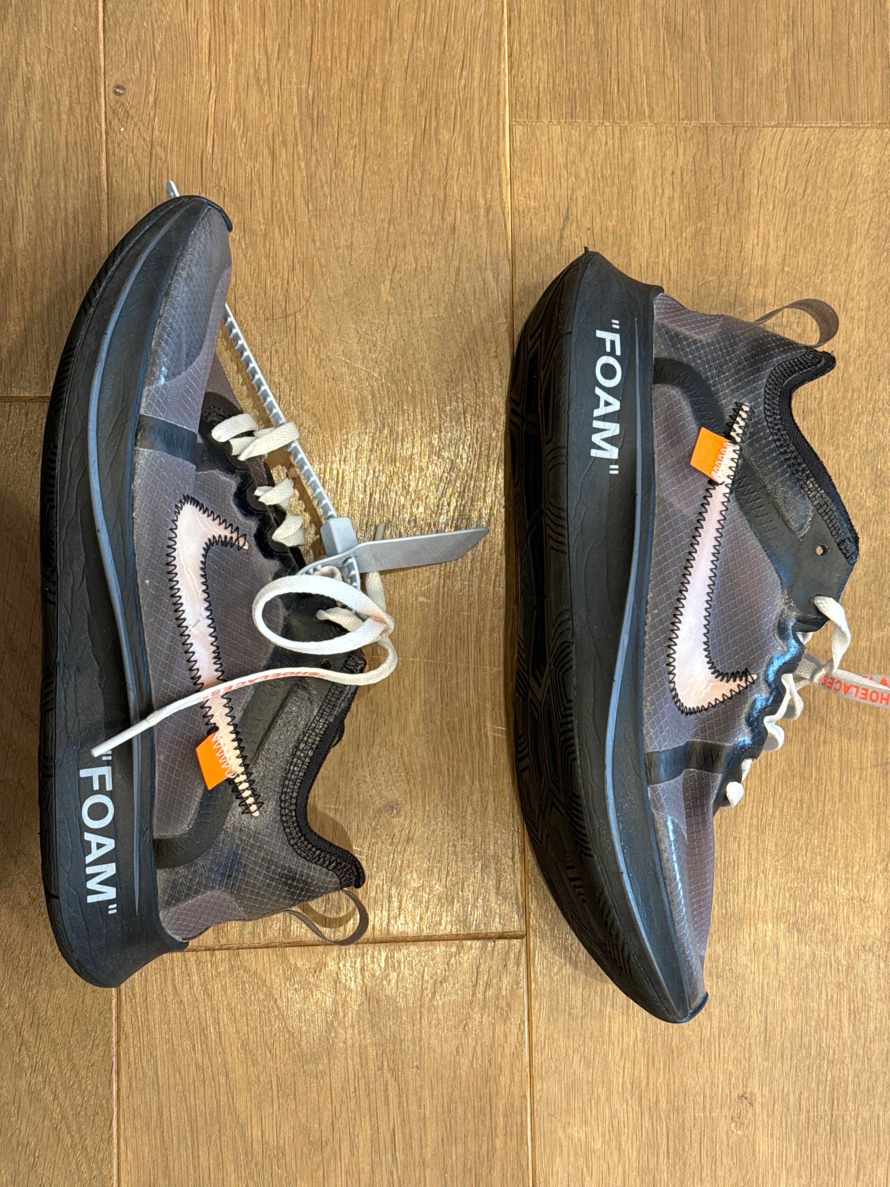 Off-White × Nike Zoom Fly "Black"