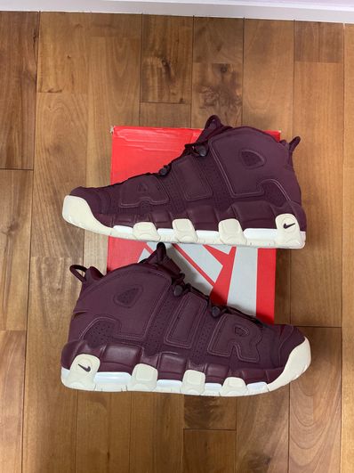 NIKE AIR MORE UPTEMPO "NIGHT MAROON/SAIL"