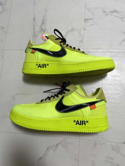 Off-White × Nike Air Force 1 Low "Volt"