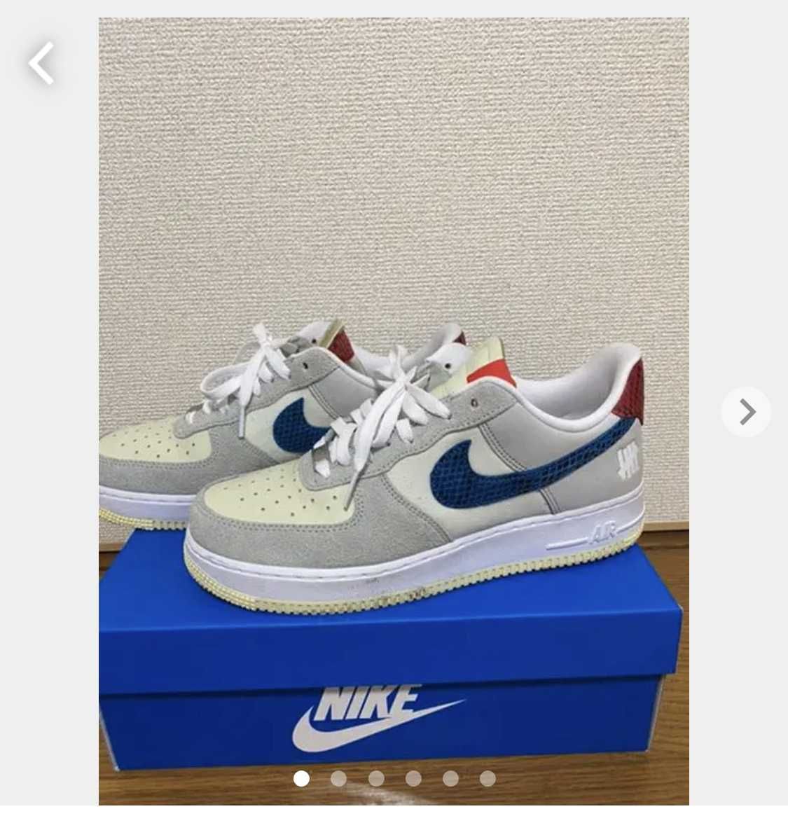 UNDEFEATED × Nike Air Force 1 Low "White"