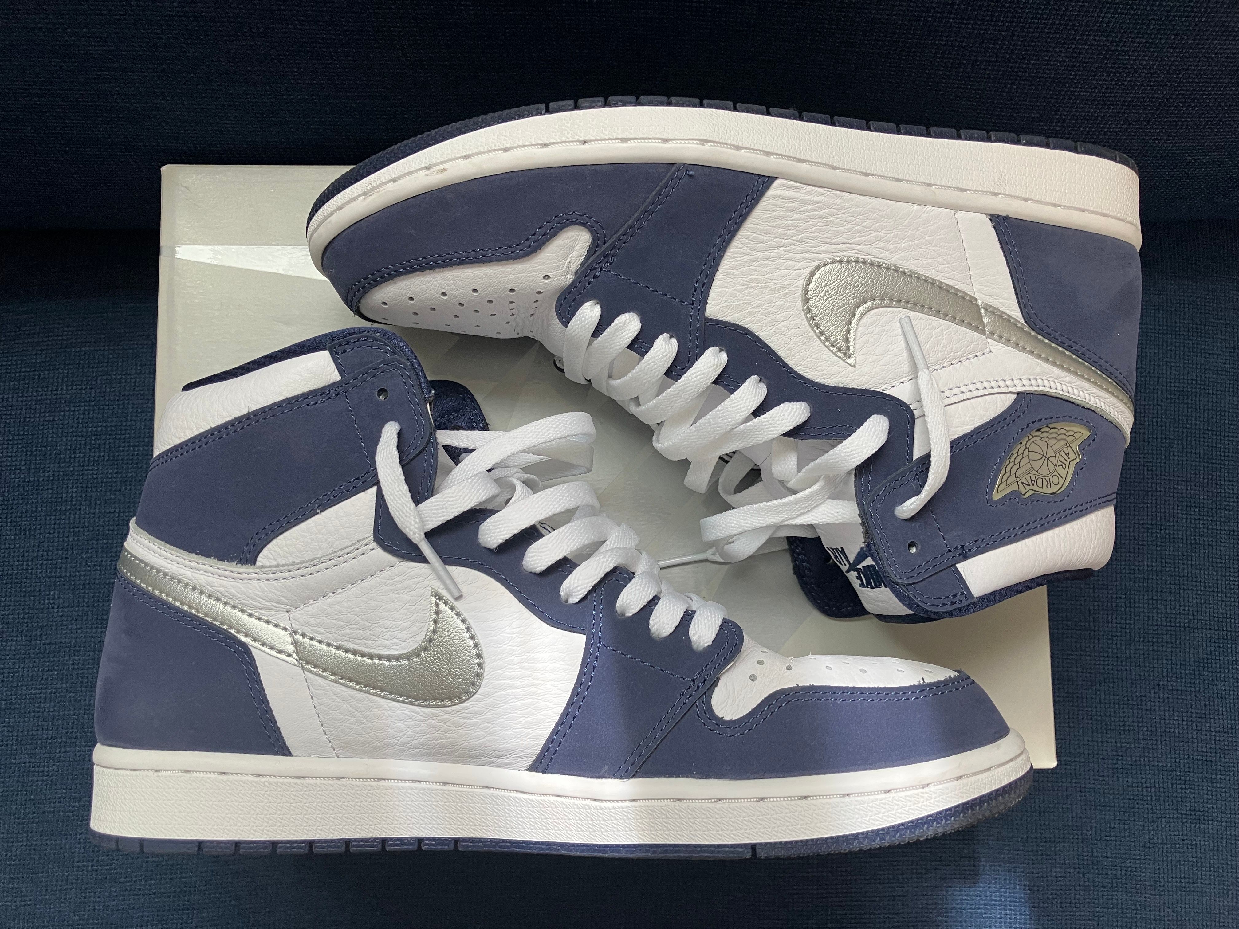 Nike Air Jordan 1 High OG CO.JP "White/Midnight Navy" (2020)(ブリーフケースなし)