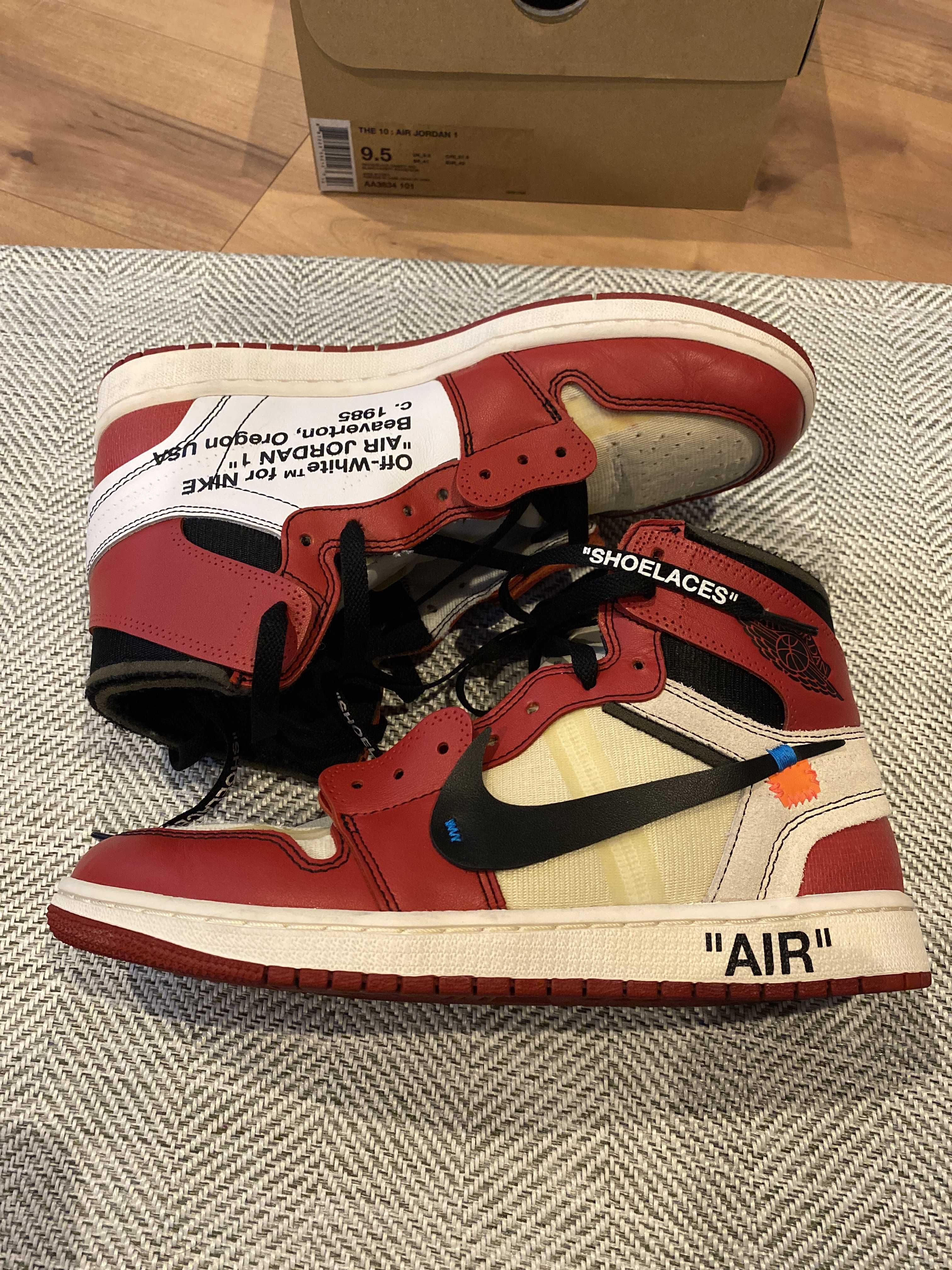 Off-White × Nike Air Jordan 1 Retro High The Ten "Chicago"