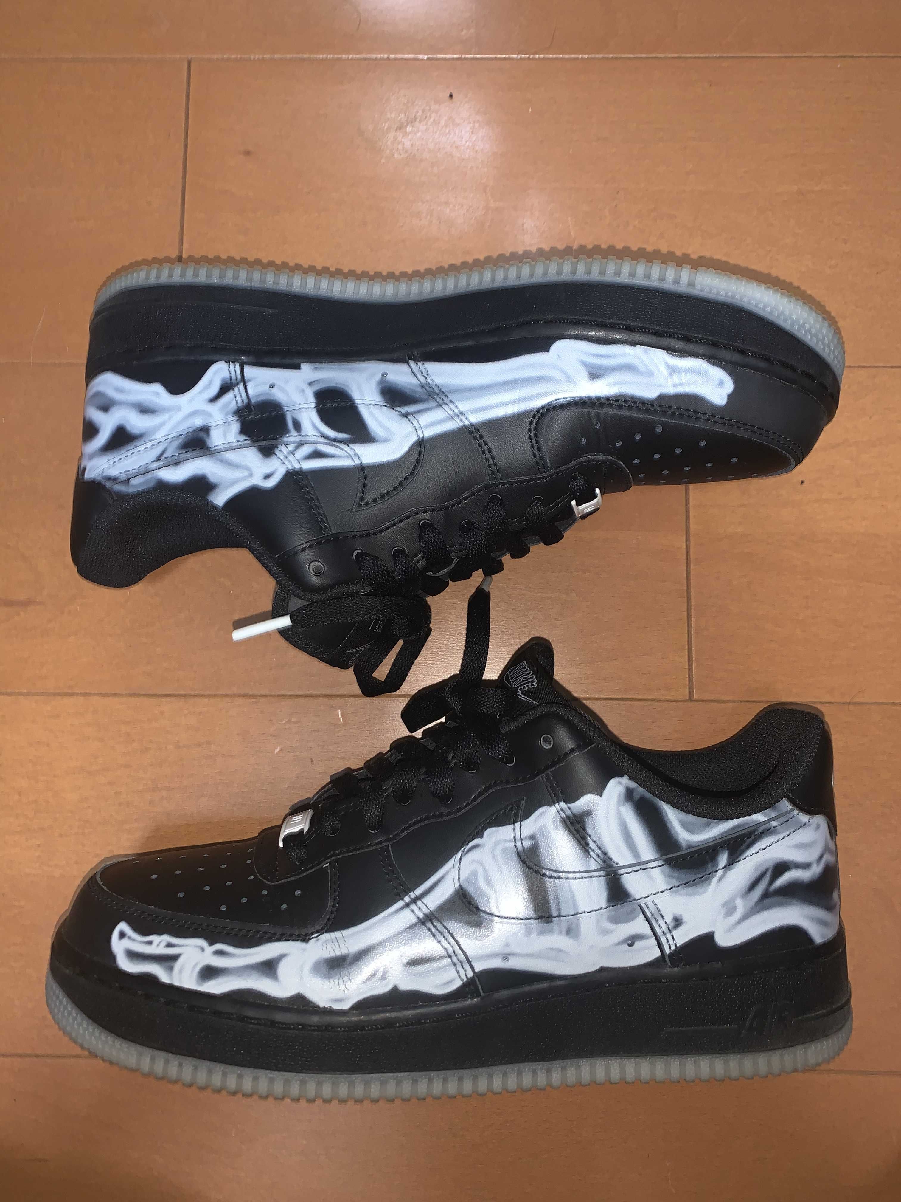Nike Air Force 1 Low "Black Skeleton"