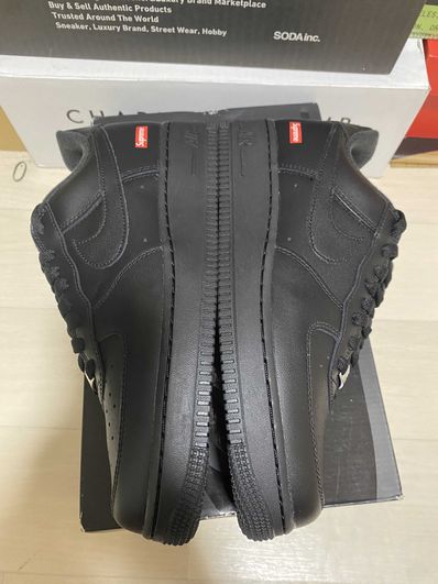 Supreme × Nike Air Force 1 Low "Black"