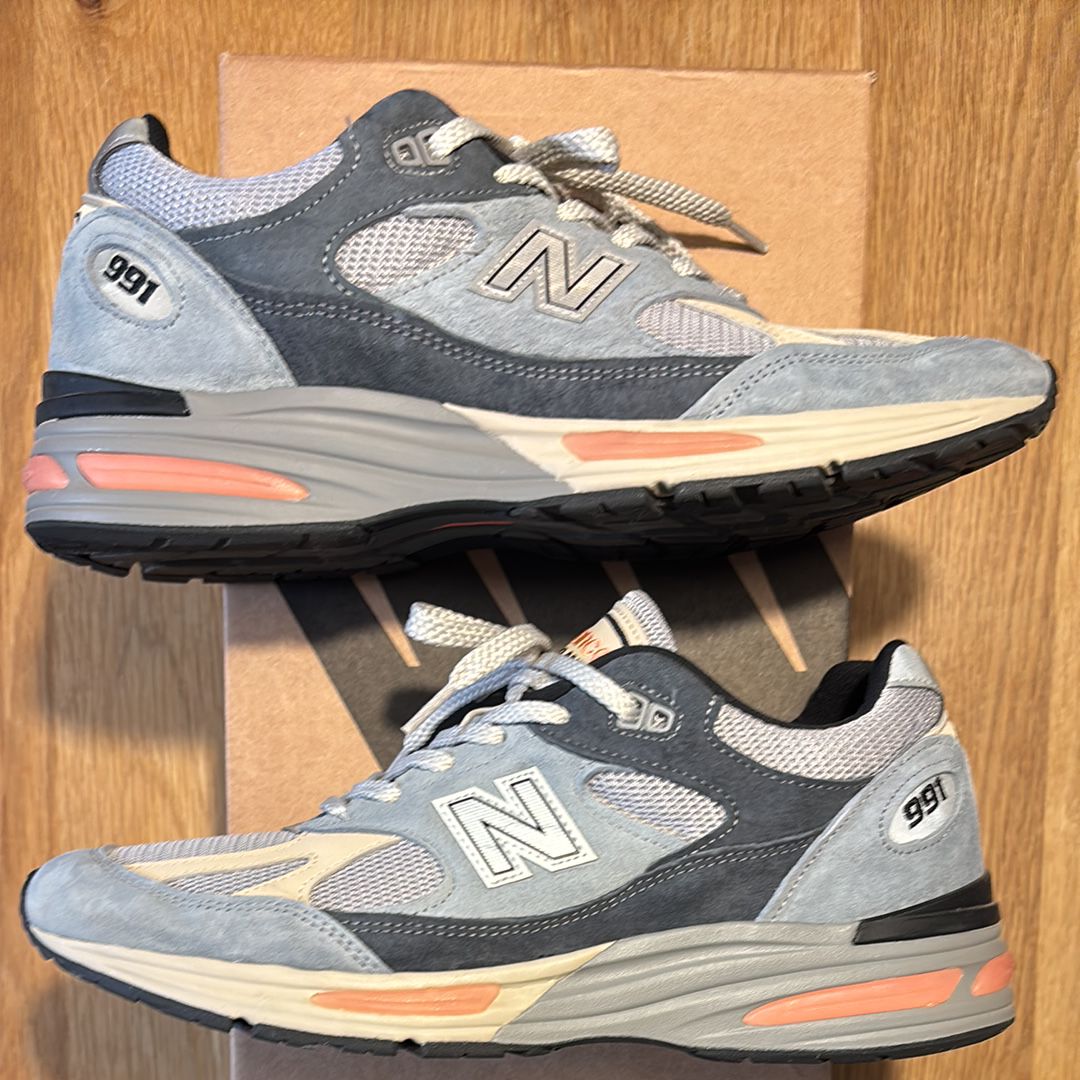 New Balance 991V2 "Blue Silver"