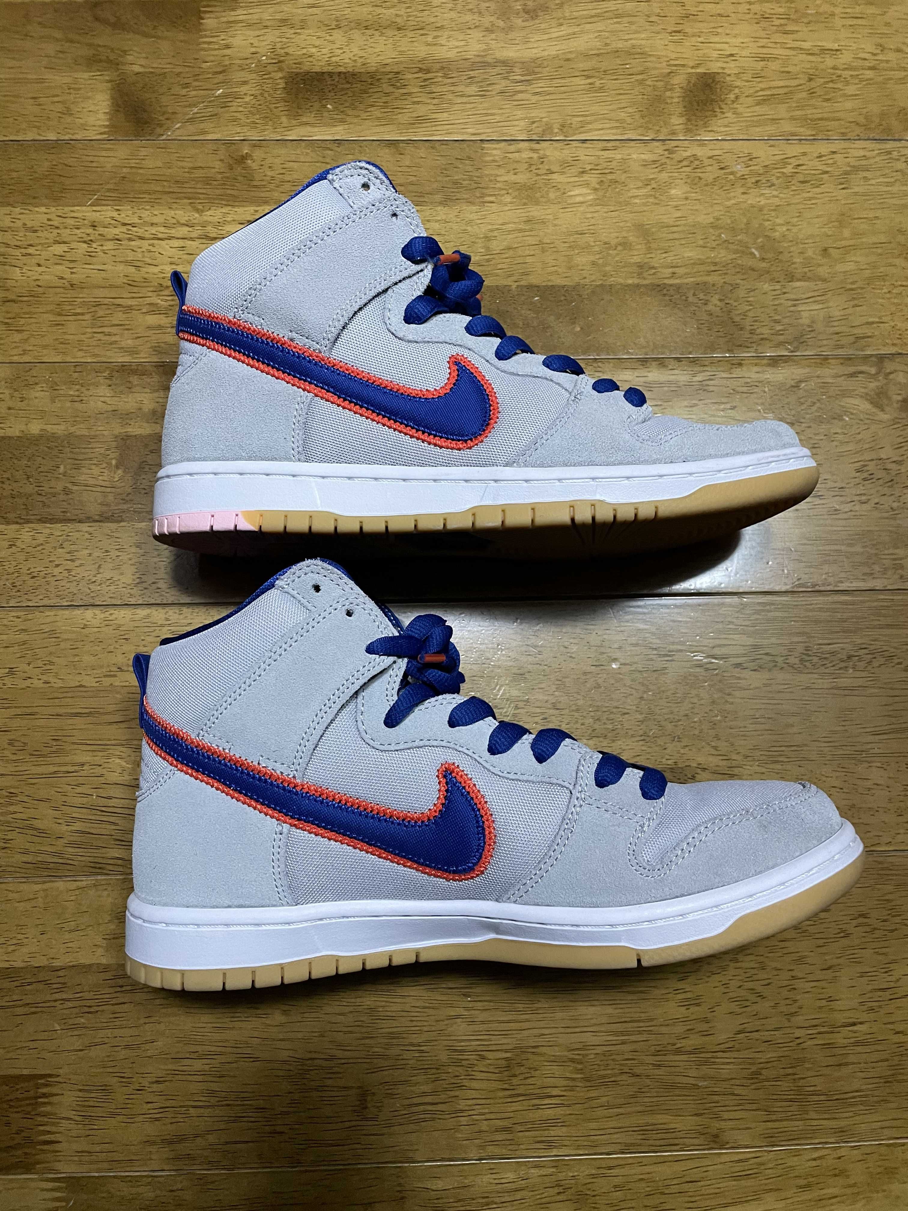 Nike SB Dunk High "Rush Blue and Team Orange/New York Mets"