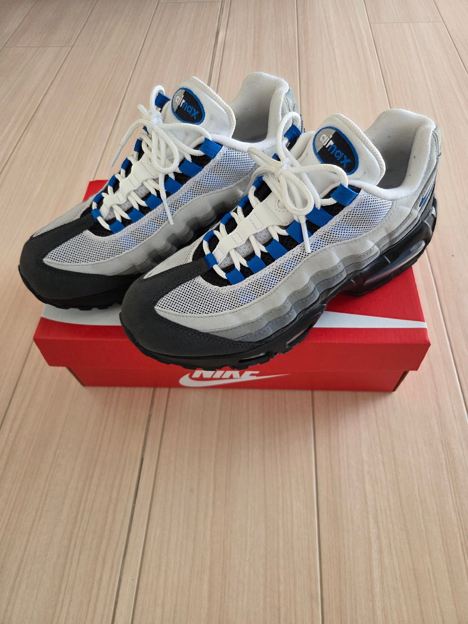 Nike Air Max 95 OG Big Bubble "Cool Grey/Blue Spark"