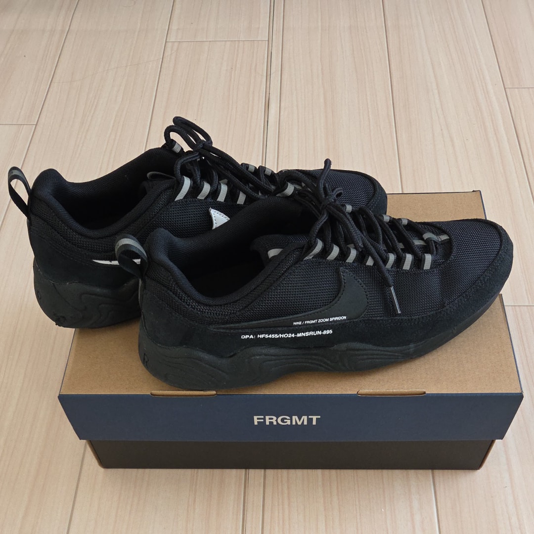 fragment design × Nike Air Zoom Spiridon SP "Black"