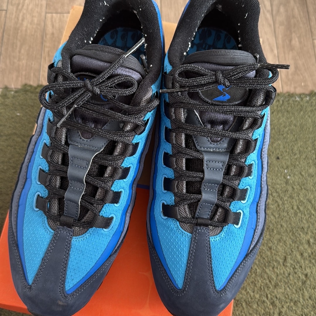 Stash × Nike Air Max 95 "Black and Harbor Blue" (2024)