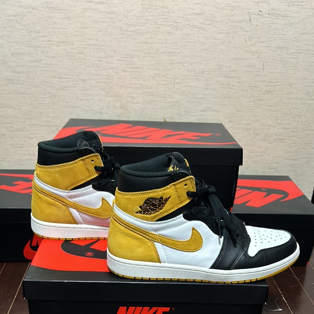 Nike Air Jordan 1 Retro High OG "Black Toe/Yellow Ochre"