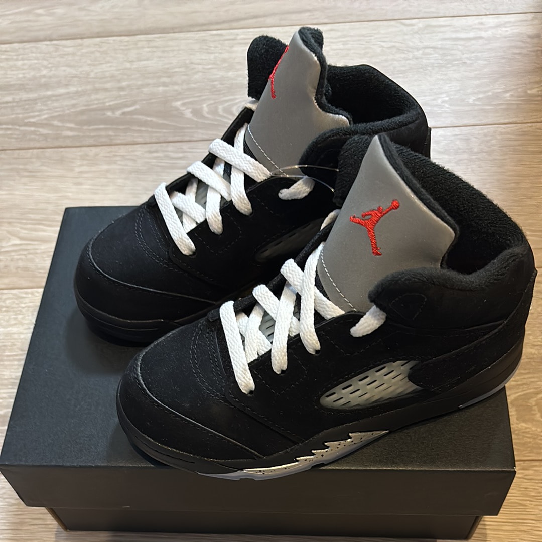 Nike TD Air Jordan 5 Retro OG "Black Metallic Reimagined"