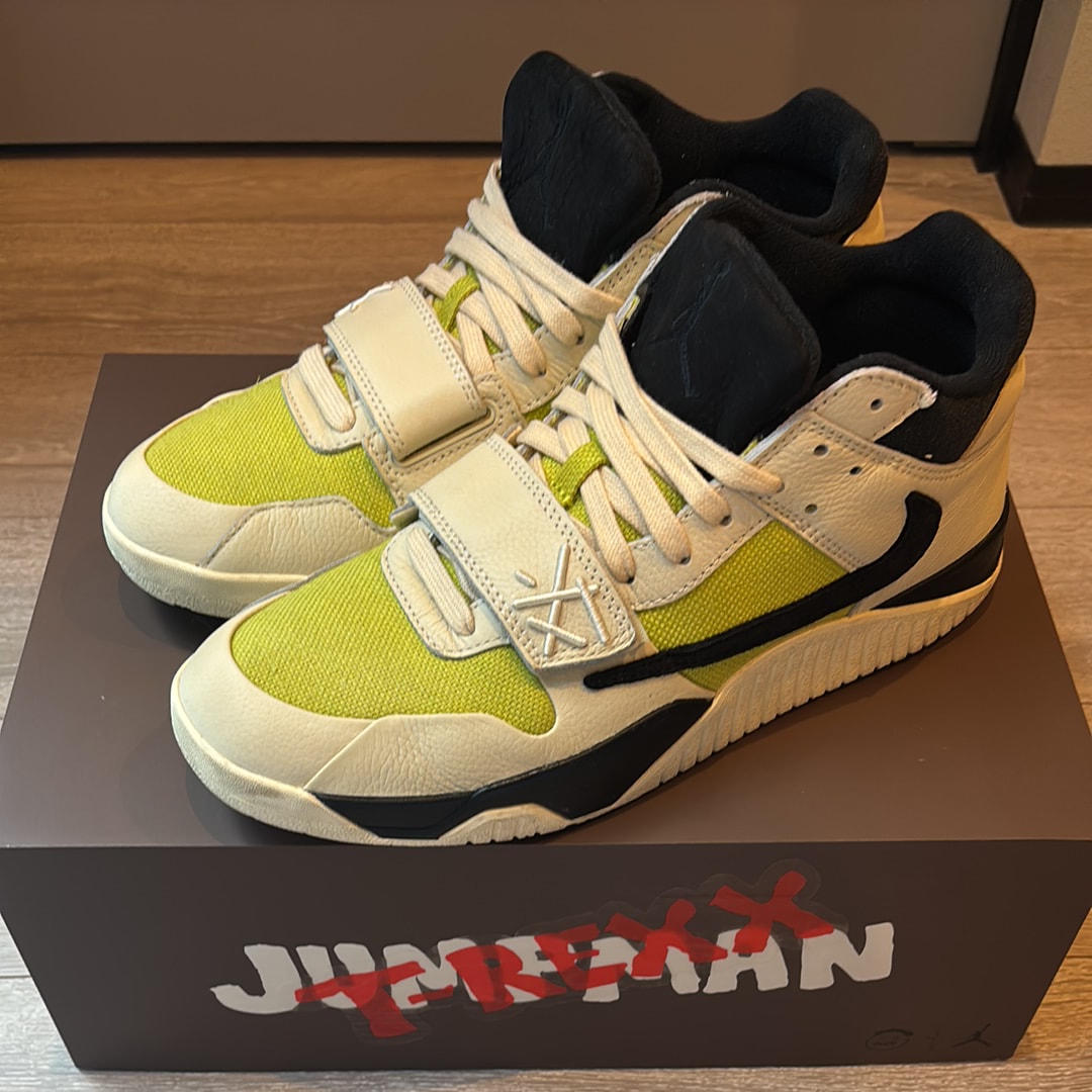 Travis Scott × Nike Jordan Jumpman Jack TR CJ1 T-Rexx "Bright Cactus"