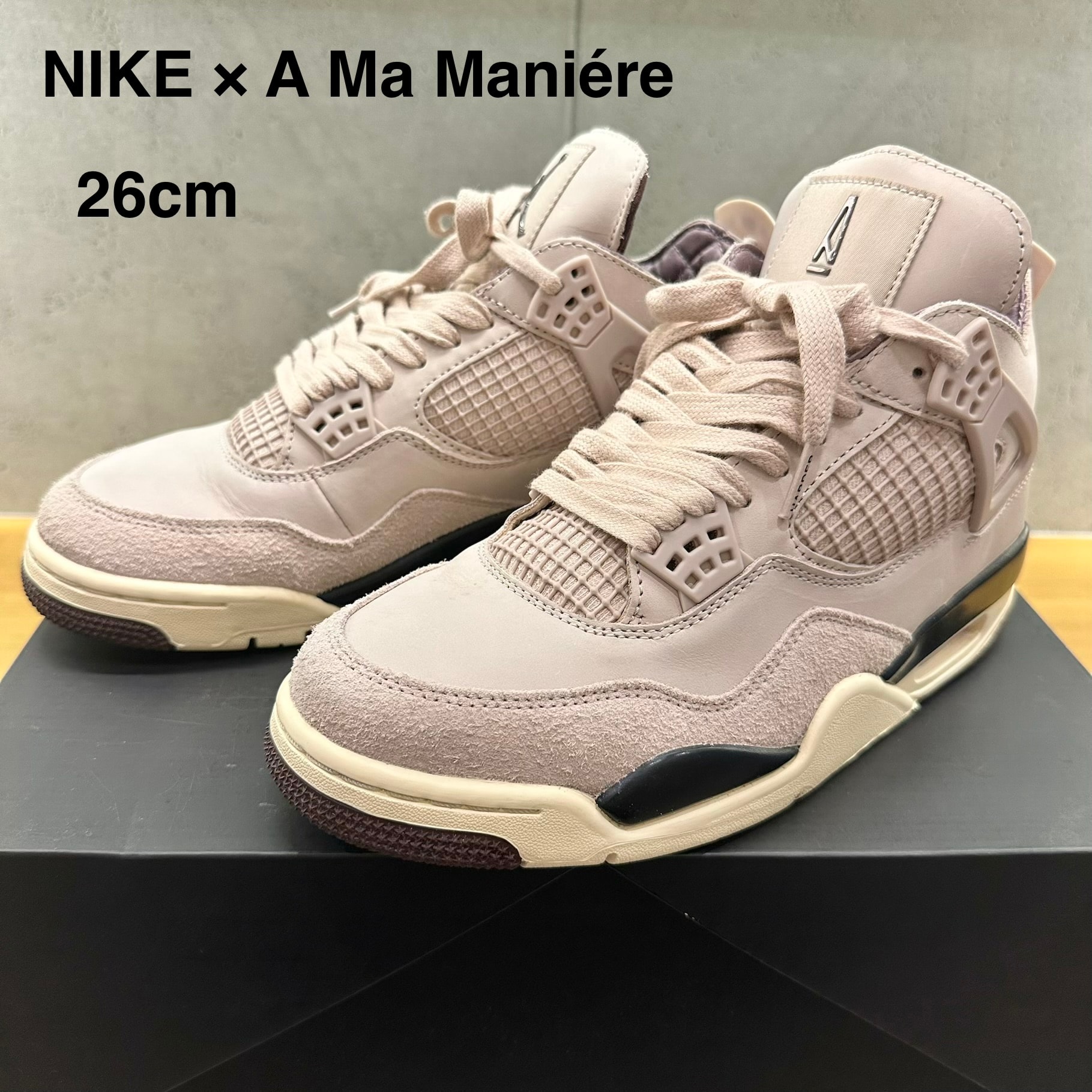 A Ma Maniere × Nike Women's Air Jordan 4 Retro OG SP "Fossil Stone/WYWS"