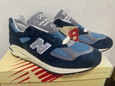 New Balance 990V2 "Navy/Castlerock"