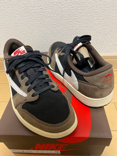 Travis Scott × Nike Air Jordan 1 Low OG SP-T "Black/Dark Mocha"