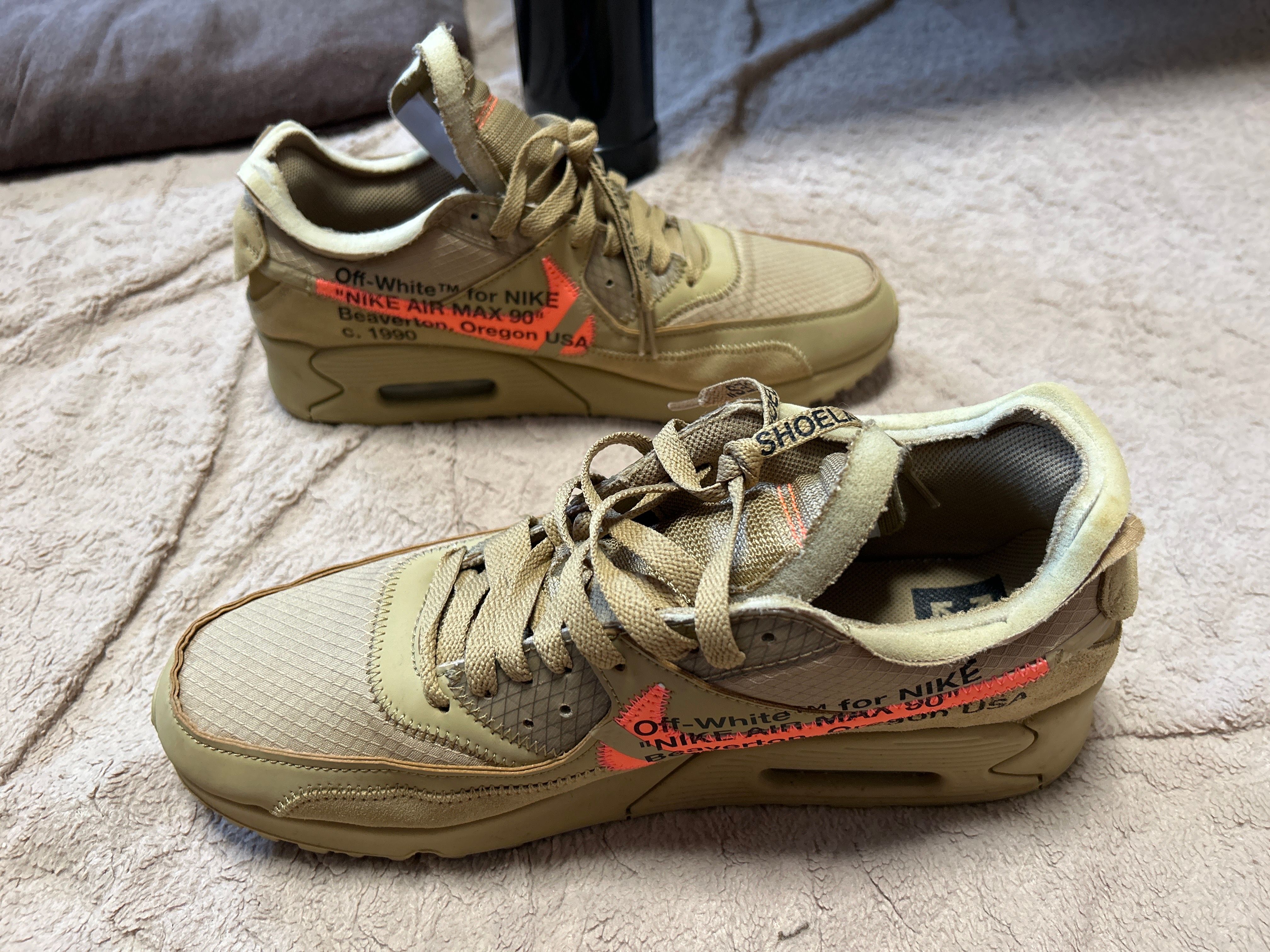 Off-White × Nike Air Max 90 "Desert Ore"