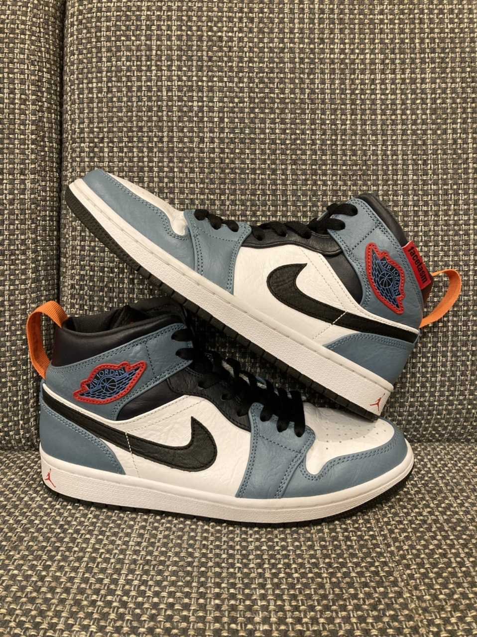 FACETASM × Nike Air Jordan 1 Mid "White/Navy"