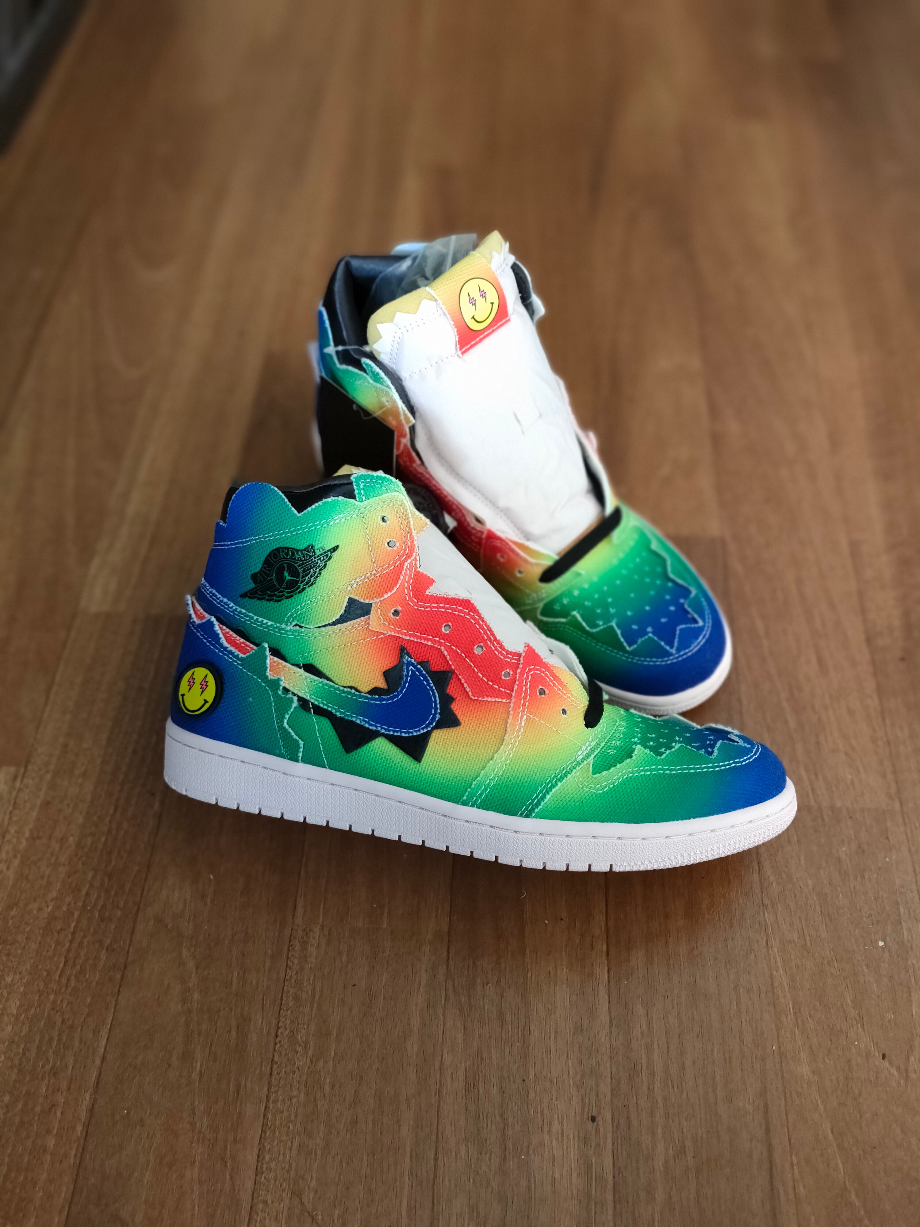 J Balvin × Nike Air Jordan 1 High OG "Rainbow"
