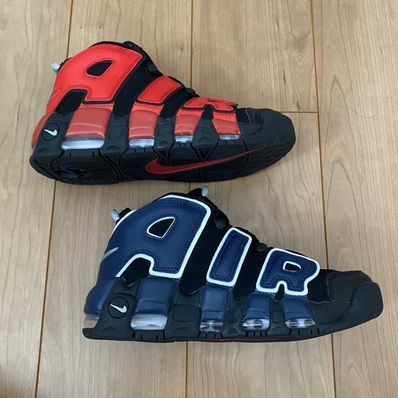 Nike Air More Uptempo '96 "Black and University Red"