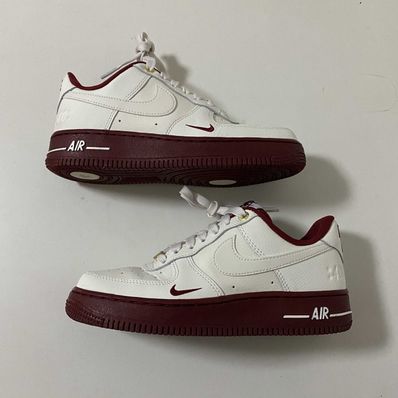 Nike Women's Air Force 1 Low 40th Anniversary "Sail/Team Red"