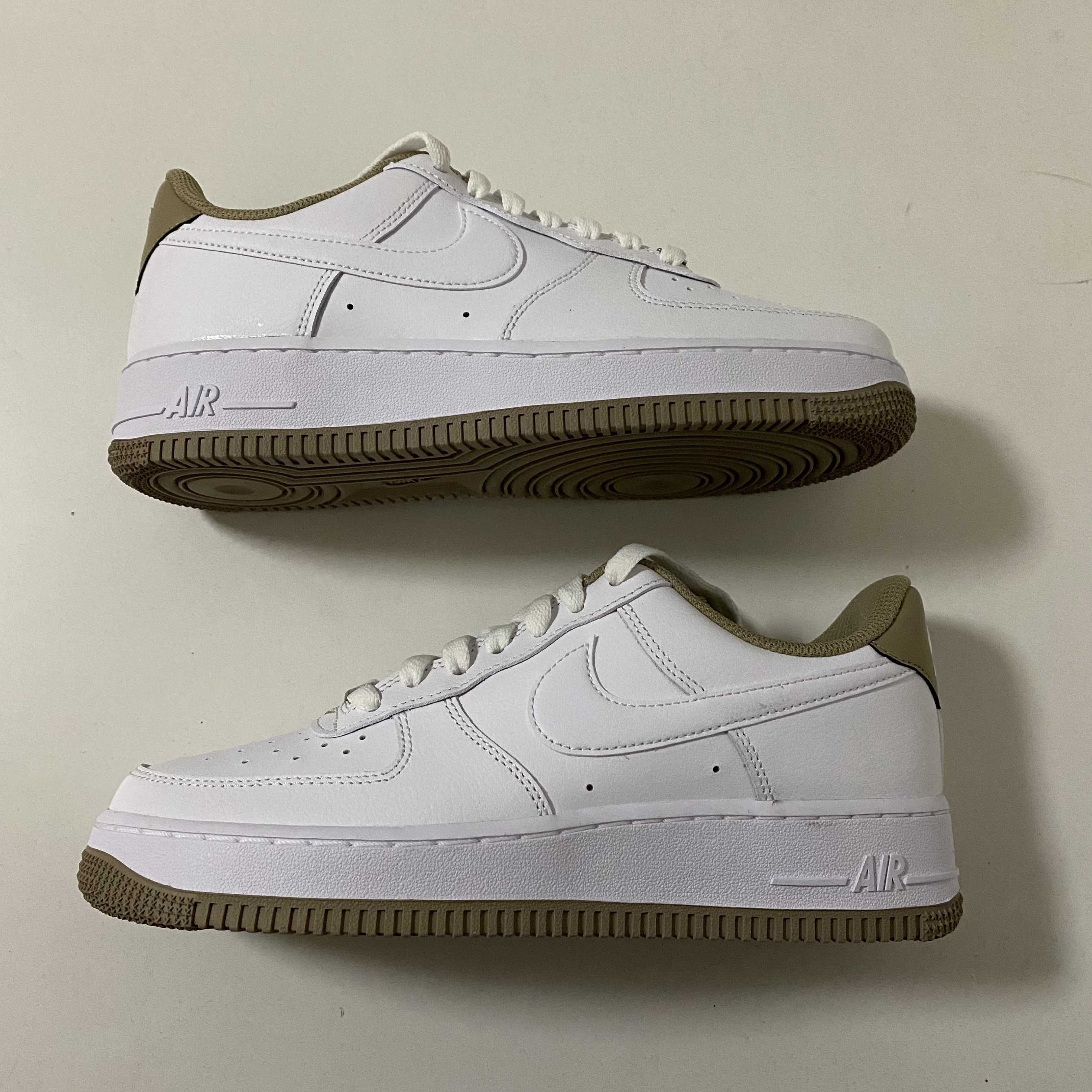 Nike Air Force 1 Low '07 "White/Khaki/White"