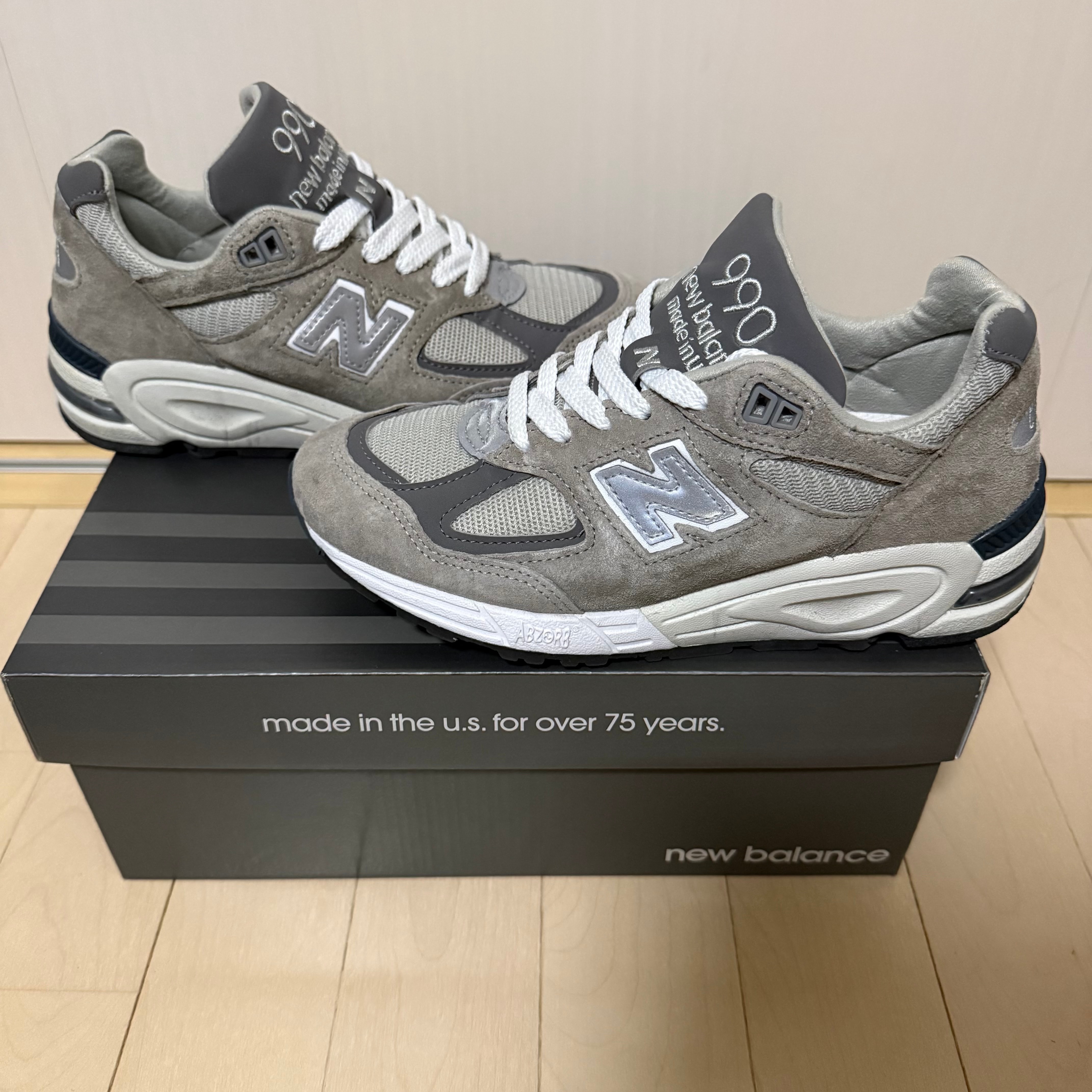 ニューバランス 990V2 "グレー"