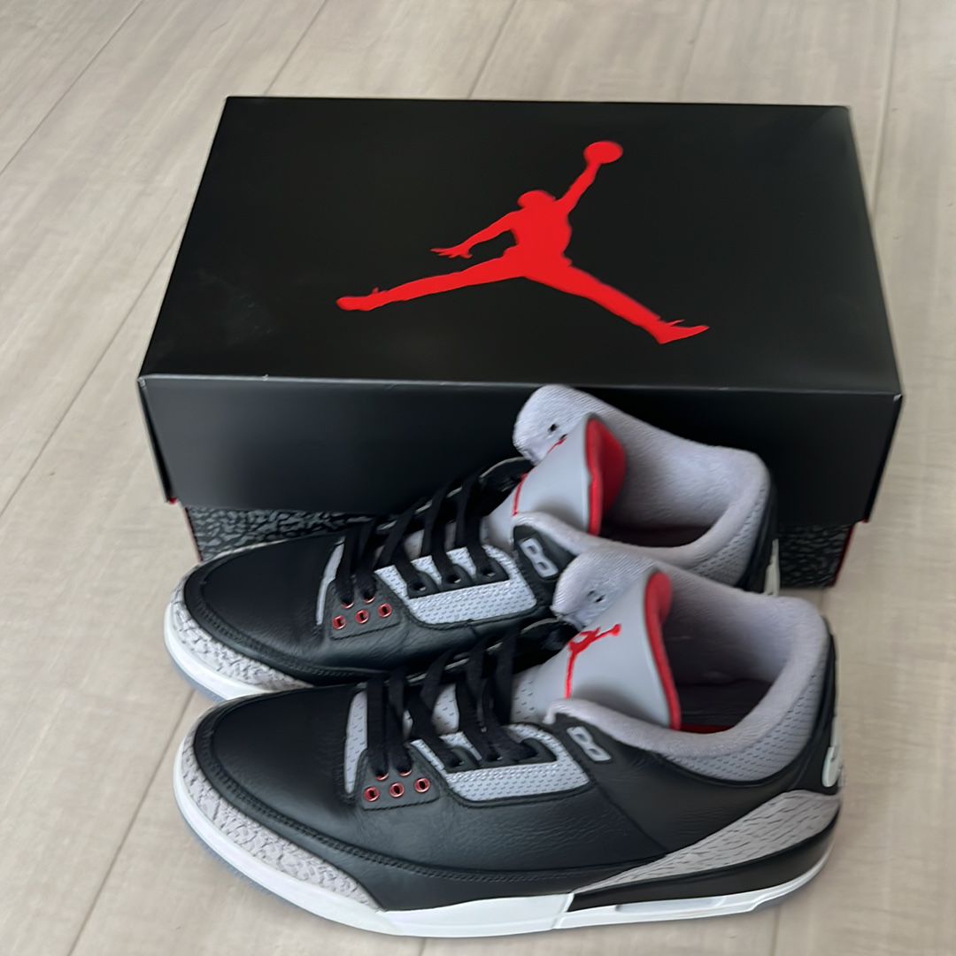 Nike Air Jordan 3 Retro "Black Cement" (2024)