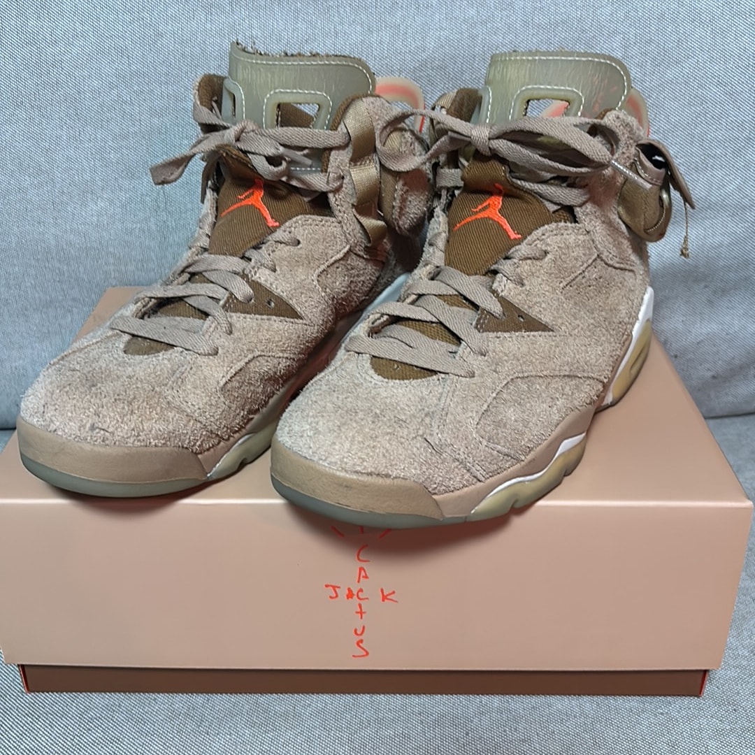 Travis Scott × Nike Air Jordan 6 "British Khaki"