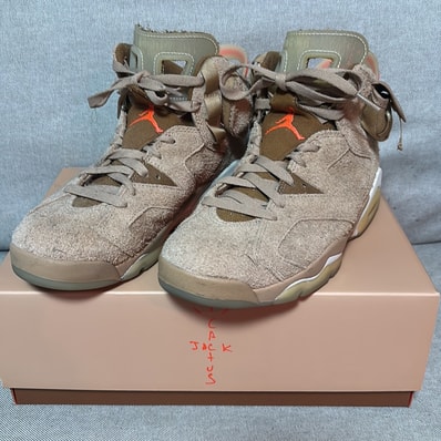 Travis Scott × Nike Air Jordan 6 "British Khaki"