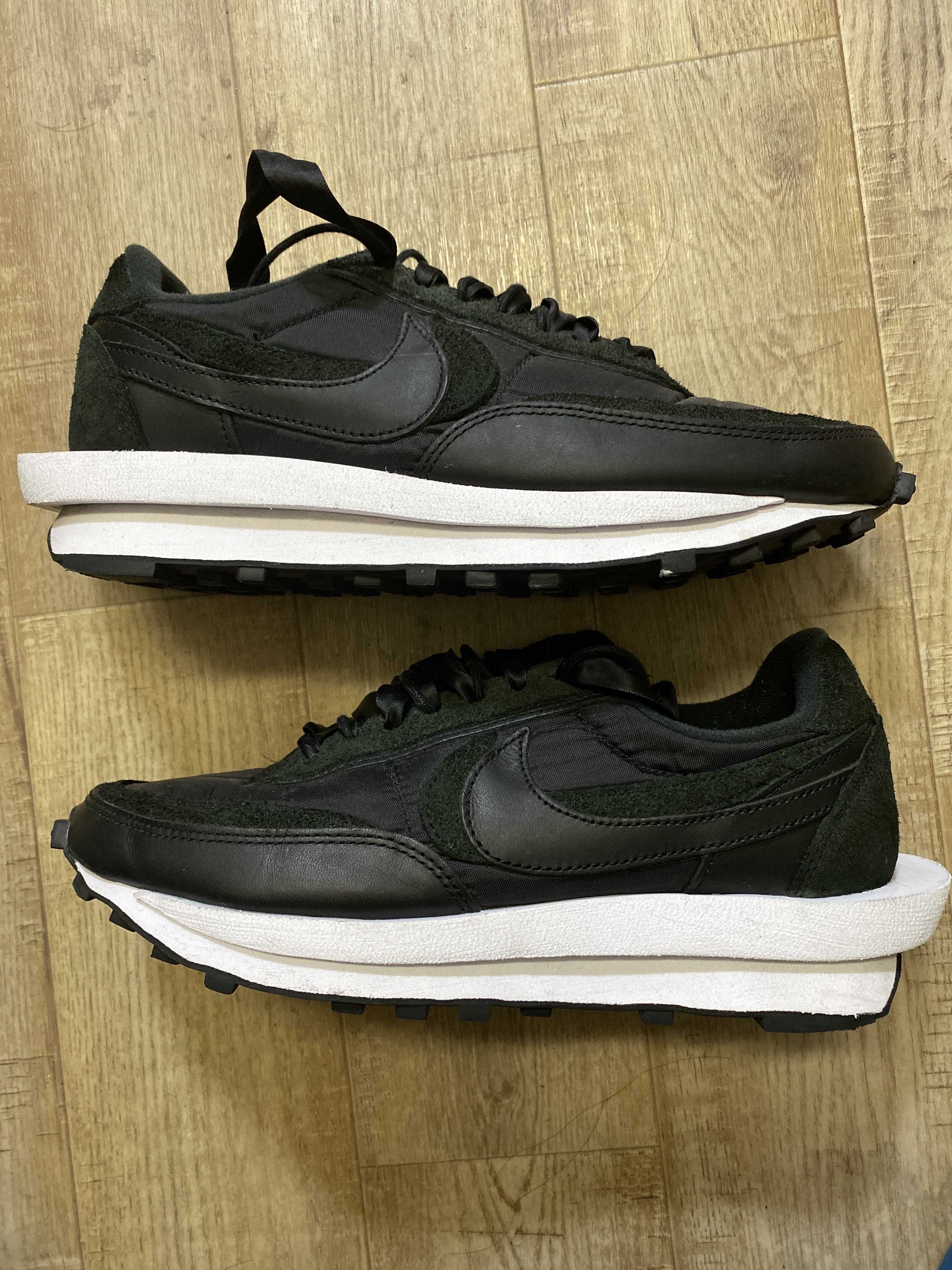 sacai × Nike LDV Waffle "Triple Black"