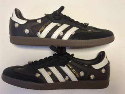 atmos × FACE × adidas Samba "Core Black/Footwear White"