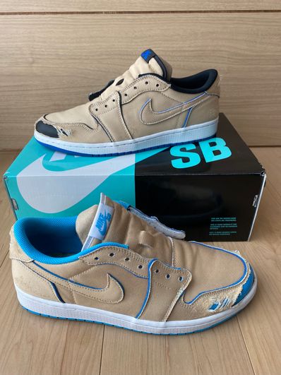 Nike SB Air Jordan 1 Low "Desert Ore/Royal Blue"