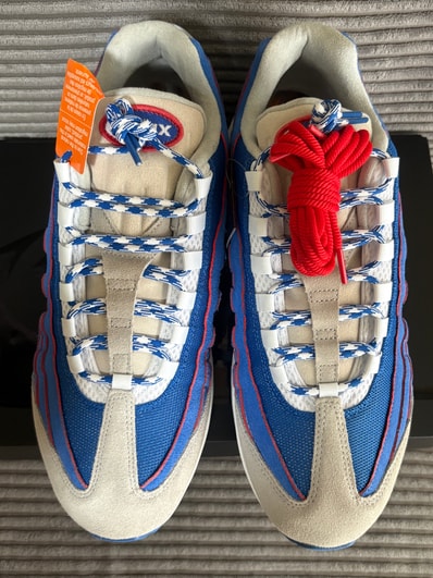 Nike Air Max 95 Big Bubble "Blue Sapphire/Metallic Silver"