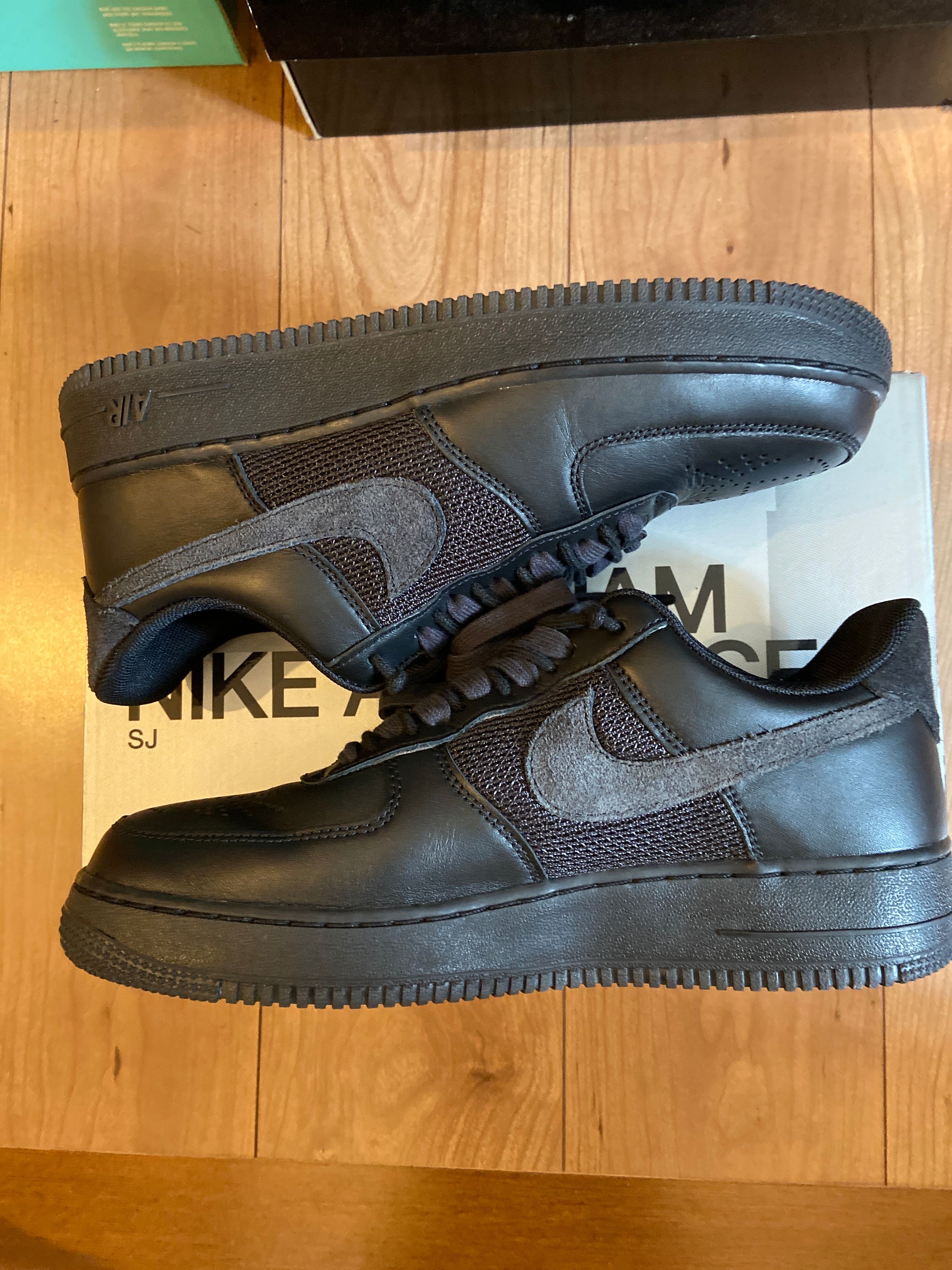 Slam Jam × Nike Air Force 1 Low "Black and Off Noir"