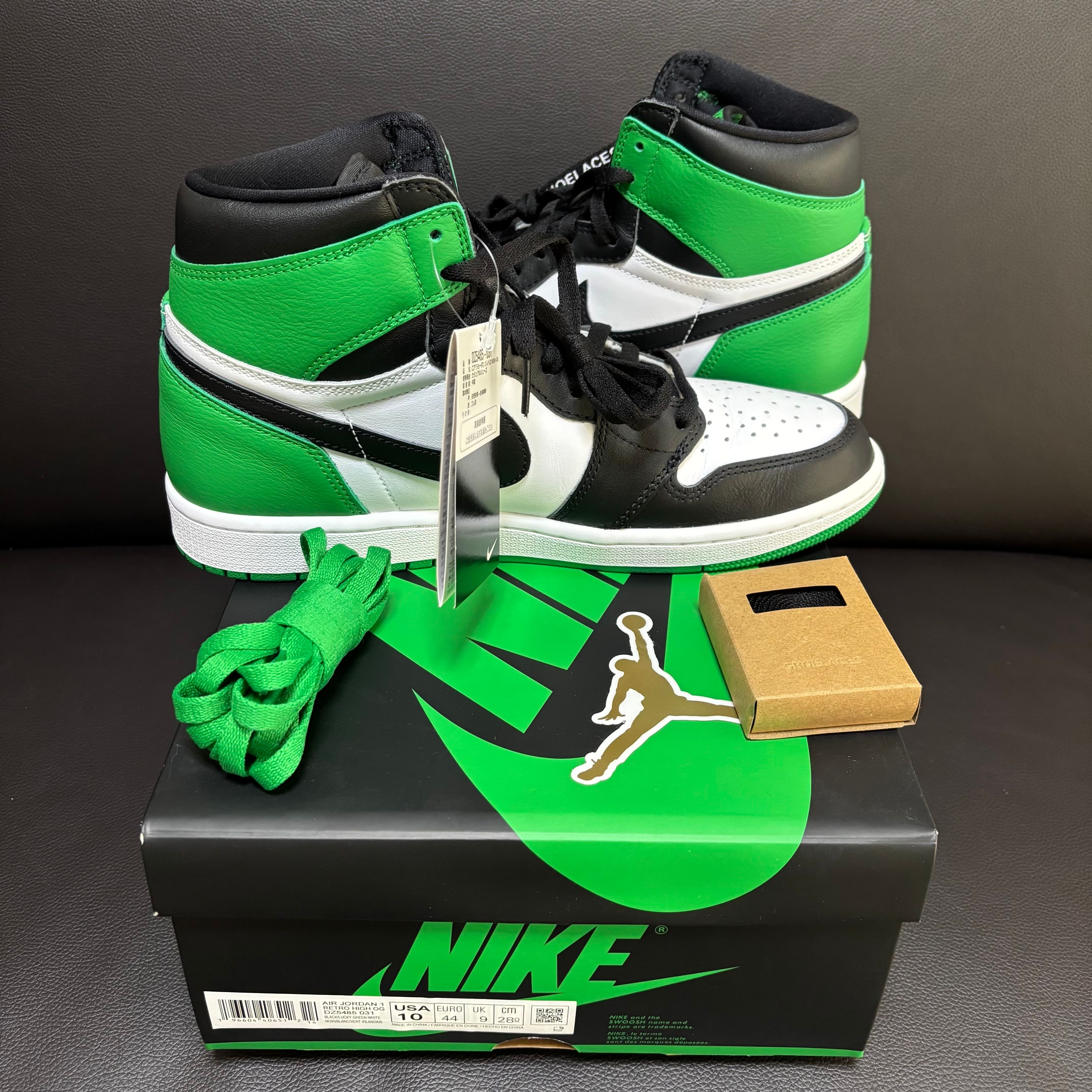 Nike Air Jordan 1 Retro High OG "Celtics/Black and Lucky Green" (2023)