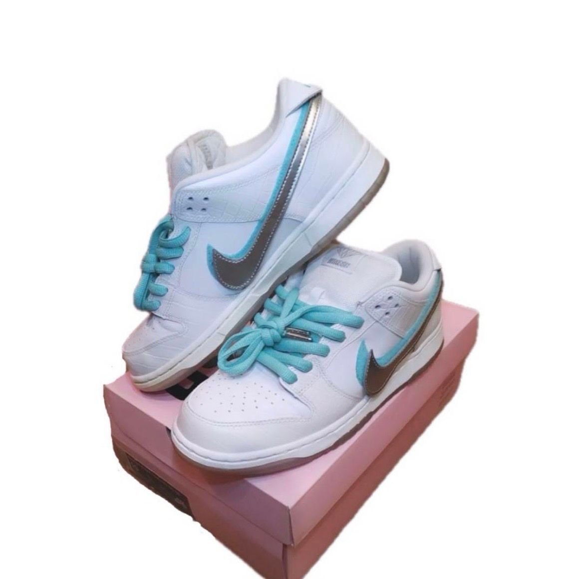 Diamond Supply Co. × Nike SB Dunk Low Pro "White"