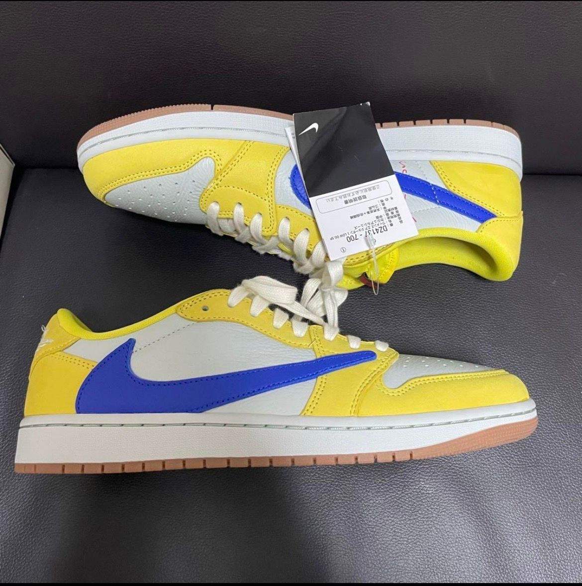 Travis Scott × Nike Women's Air Jordan 1 Retro Low OG "Canary"